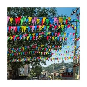 RUBFAC 720 banderines de bandera de colores de 1020 pies