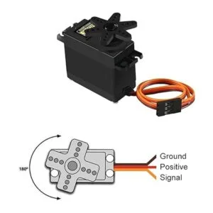 4 unids MG995 RC Servo Moto Metal Gear Servo de Alta_3