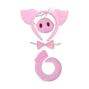 Skeleteen Juego de accesorios para disfraz de cerdo_3