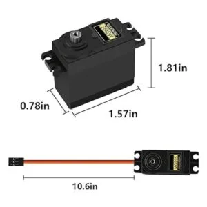 4 unids MG995 RC Servo Moto Metal Gear Servo de Alta_5