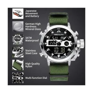 MEGALITH Relojes para hombre impermeable digital_6