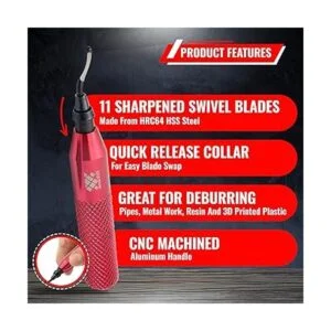 AFA Kit de herramientas de desbarbado con 11 cuchillas de_2