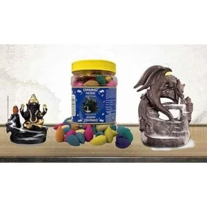 170 piezas de conos de incienso de reflujo de incienso de_4