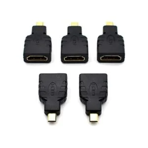 5 paquetes de conector micro HDMI a HDMI tipo D macho a_5
