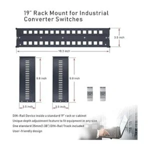 Kit de riel de aluminio de alta resistencia para montaje