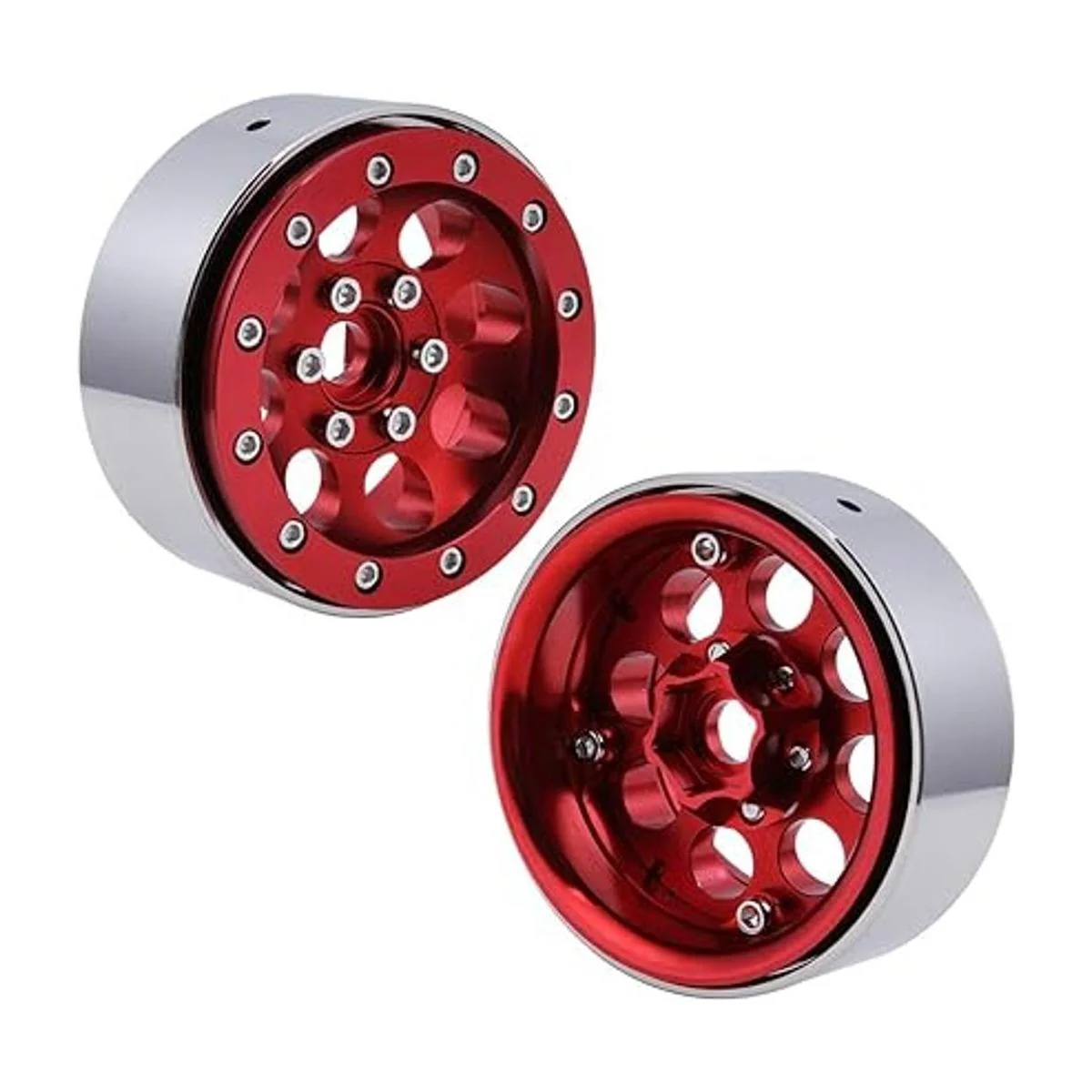 4pcs Metal Aluminio 1.9 Beadlock Llantas 8 Radios para_3