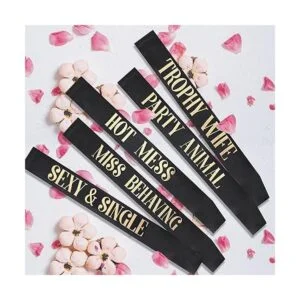 Snsowed Paquete de 12 bandas de despedida de soltera para_4