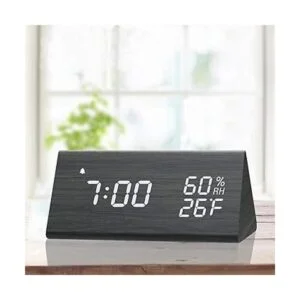 Despertador digital con pantalla LED electrónica de_2