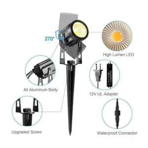 ALOVECO Iluminación de paisaje luces de paisaje de 12 V_5