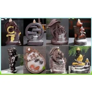 170 piezas de conos de incienso de reflujo de incienso de_6