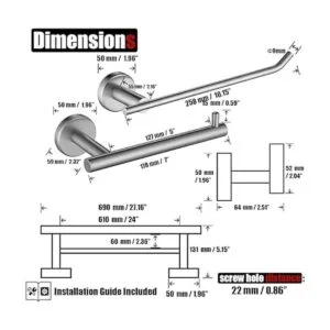 JQK Juego de accesorios de baño juego de accesorios de_2