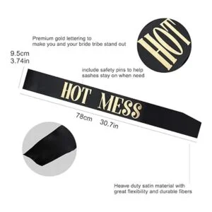 Snsowed Paquete de 12 bandas de despedida de soltera para_5