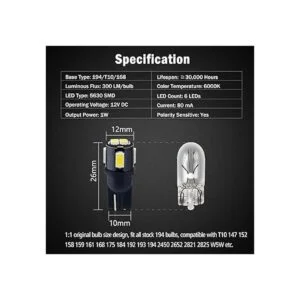 BRISHINE 194 focos LED extremadamente brillantes 5630_5