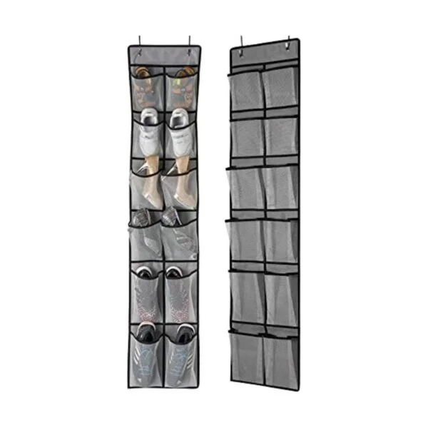 KEEPJOY Organizador de zapatos con 24 bolsillos sobre la_1
