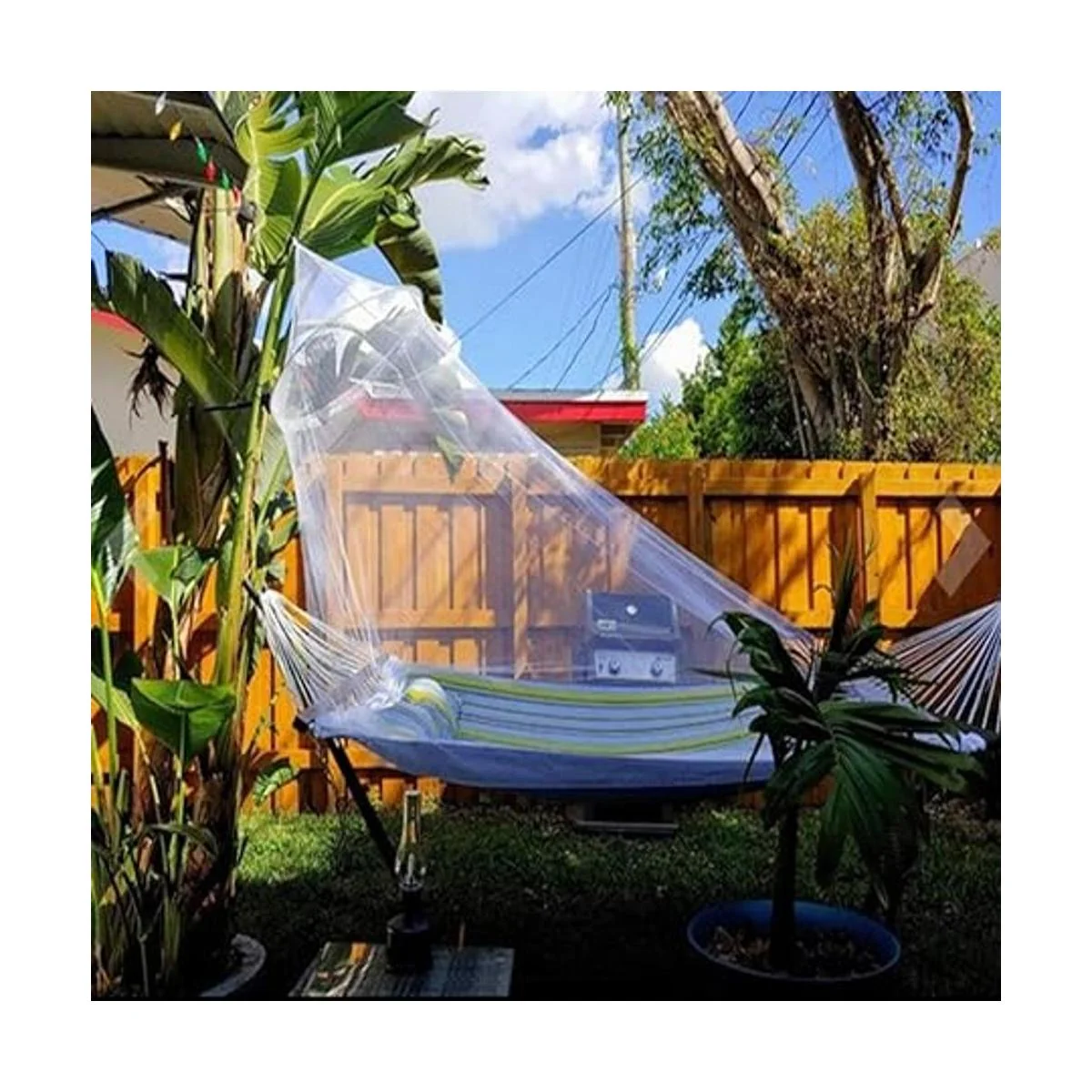 Eimilaly Mosquitera toldo para cama para decoración de_6