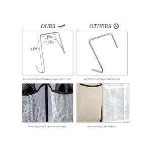 KEEPJOY Organizador de zapatos con 24 bolsillos sobre la_5