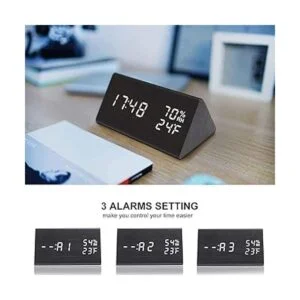 Despertador digital con pantalla LED electrónica de_3