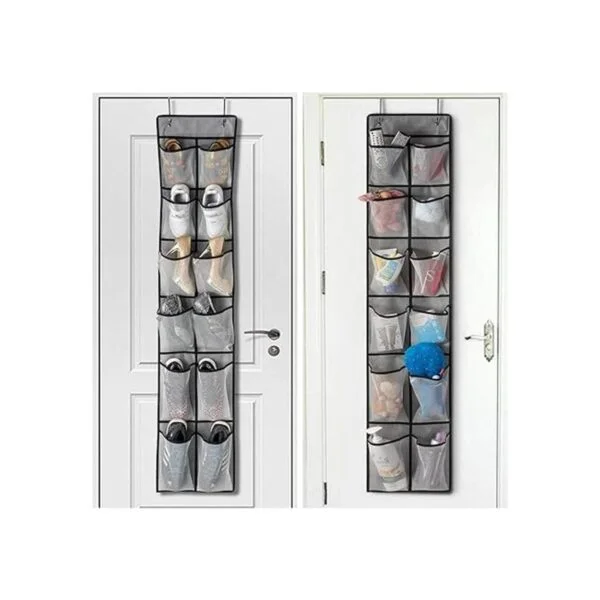 KEEPJOY Organizador de zapatos con 24 bolsillos sobre la_4