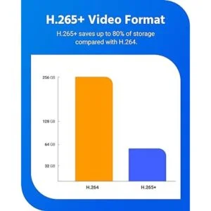 ANNKE C500 5MP PoE Turret Security Camera wAudio 100 ft_3