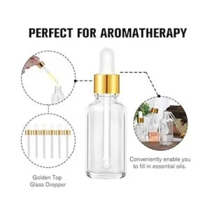 PrettyCare Botella cuentagotas de ojos de 2 onzas paquete