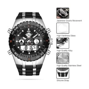 GOLDEN HOUR Relojes deportivos militares de lujo para_6