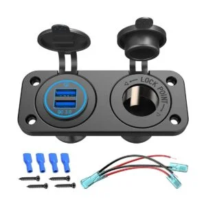 QC 3.0 Toma de corriente USB de 12 V para barco marino