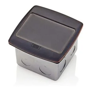 Leviton PFTR1BZ Caja desplegable de suelo con 15_2