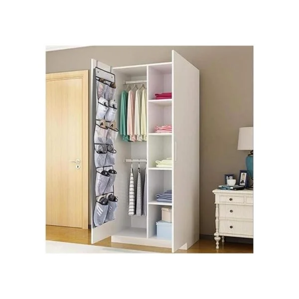 KEEPJOY Organizador de zapatos con 24 bolsillos sobre la_6