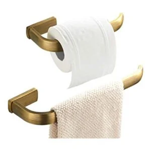 Flybath Juego de accesorios de baño 2 piezas anillo de