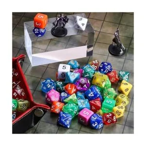 Juego de dados DND QMAY Dados poliédricos de 15 x 7 105_4