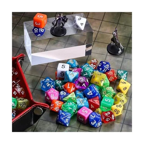 Juego de dados DND QMAY Dados poliédricos de 15 x 7 105_4