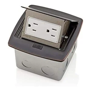 Leviton PFTR1BZ Caja desplegable de suelo con 15_1