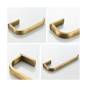 Flybath Juego de accesorios de baño 2 piezas anillo de