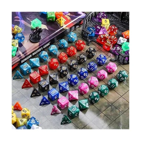 Juego de dados DND QMAY Dados poliédricos de 15 x 7 105_6