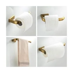 Flybath Juego de accesorios de baño 2 piezas anillo de