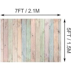 BELECO Telón de fondo de madera de tela de 7 x 5 pies con_4