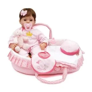 CHAREX Muñeca de bebé Reborn hecha a mano realista de_3