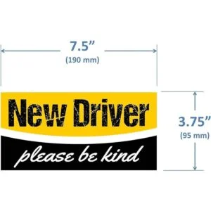 Pegatina para conductor de estudiante fácil de quitar_5
