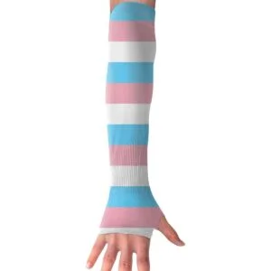 QG ZZX Mangas de compresión unisex con diseño de bandera_1