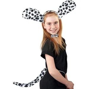 Skeleteen Juego de disfraz de perro dálmata diadema de_2