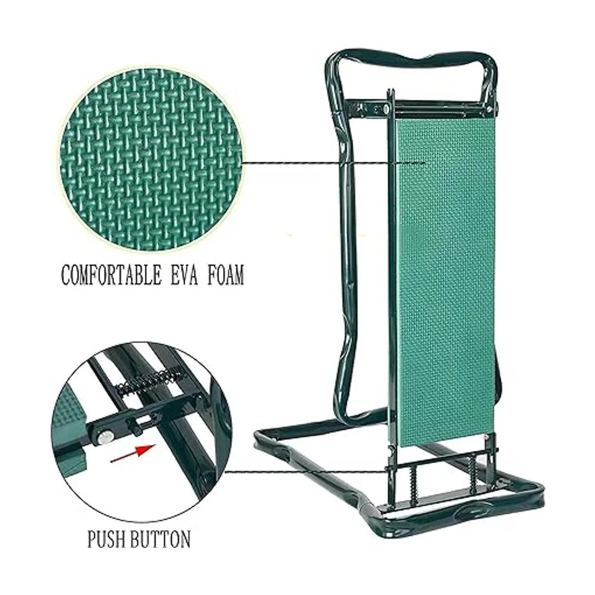 Fiamer Taburete plegable para jardín o jardín con 1