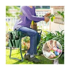Fiamer Taburete plegable para jardín o jardín con 1