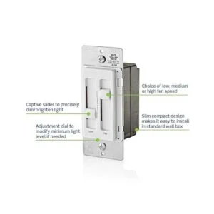 Leviton 66DF10T SureSlide Control silencioso dual para_2