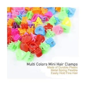 Paquete de 90 pinzas pequeñas de plástico con forma de_3