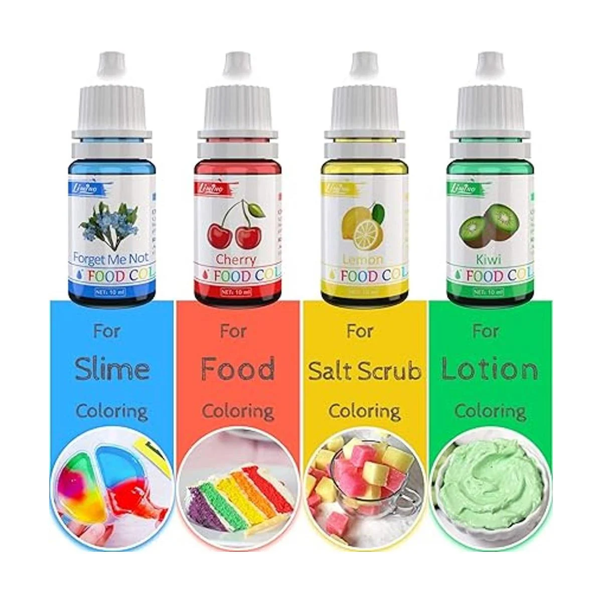 12 Pieces Bath Bomb Mold Set with 12 Soap Dye Shrink Wrap