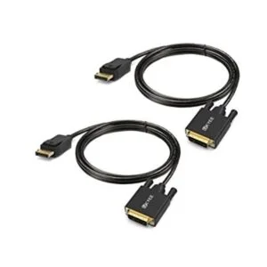 Displayport a DVI Cable de 6 pies 2 unidades puerto de_1