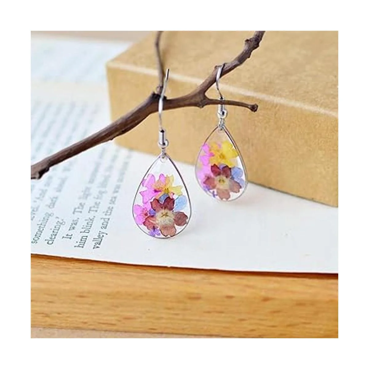 MIAO JIN 60 piezas de colgante en forma de lágrima con_4