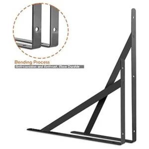 STARVAST Paquete de 4 soportes de estante resistentes de