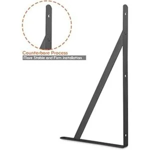 STARVAST Paquete de 4 soportes de estante resistentes de