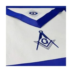 Master Mason Delantal Masonic con brújula cuadrada con_5